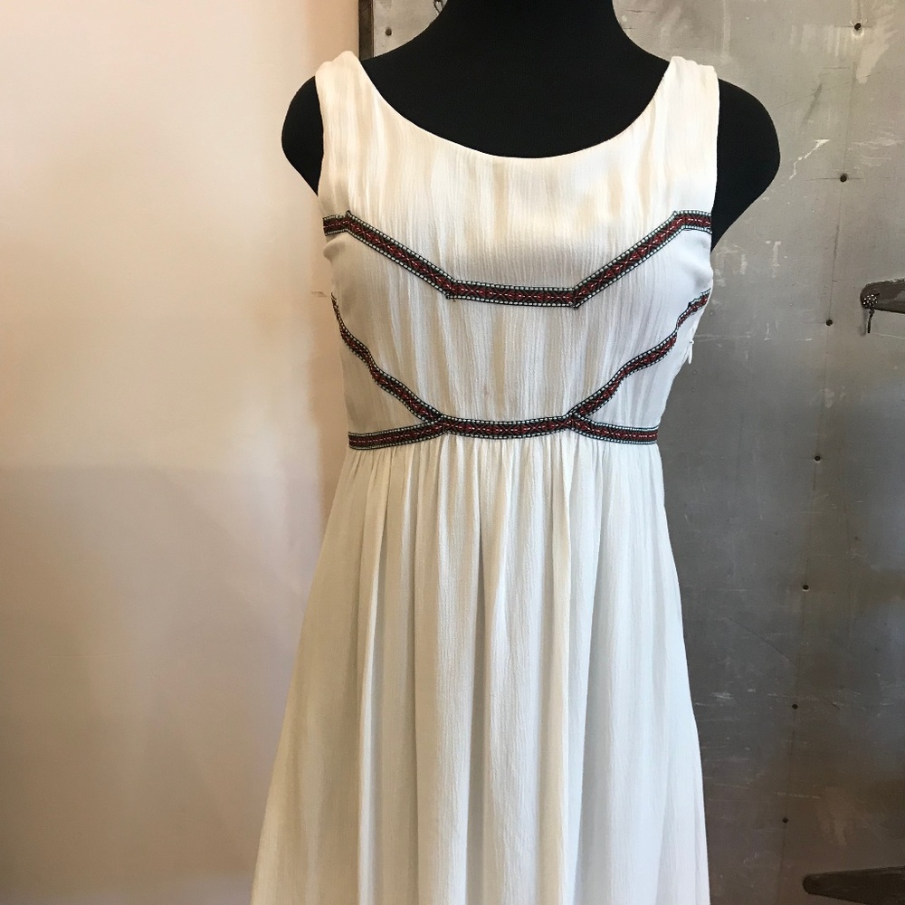 White flowy dress